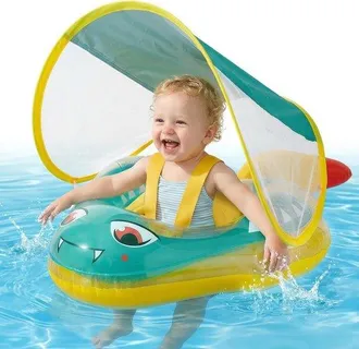 OEM Flotador Para Beb&eacute; Con Toldo, Flotador Antivuelco, Flotador Hinchable Para Beb&eacute;