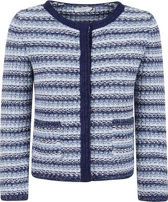 Charlott Blauwe Jas voor Vrouwen - Dames - Vesten - Blauw - M - Truien & Vesten