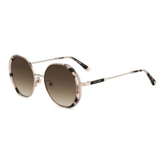 Kate Spade New York Sunglasses, female, Yellow, Size: 52 MM Rose Gold Sunglasses Aeris/F/S