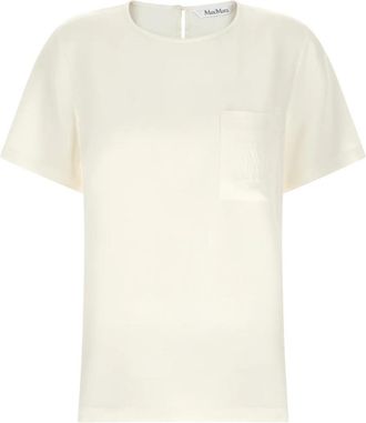 Max Mara Mxm Pagano Blouse - Dames - T-shirts - Wit - S - Tops