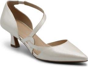 Adrienne Vittadini Senora-1 Pointed Toe dOrsay Pump in White at Nordstrom Rack, Size 9.5