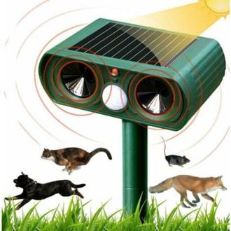 OEM Repelente Ultras&oacute;nico Solar Para Gatos, Repelente Para Gatos De Exterior Con Sensibilidad Y Frecuencia Ajustables, Repelente Ultras&oacute;nico Para Gatos Pa