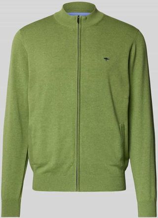 Fynch-Hatton Fynch-Hatton Strickjacke mit Rei&szlig;verschluss in Hellgruen, Gr&ouml;&szlig;e 3XL