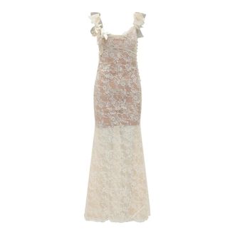 Self Portrait Mujer, Vestidos, Beige, Talla: S