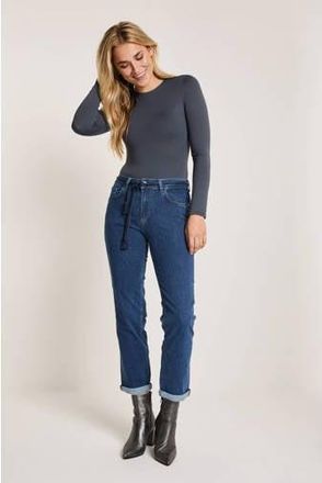 Para Mi high waist loose jeans Bobby medium blue denim