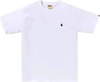 A Bathing Ape One Point T-Shirt White 1M30110003-WHITE