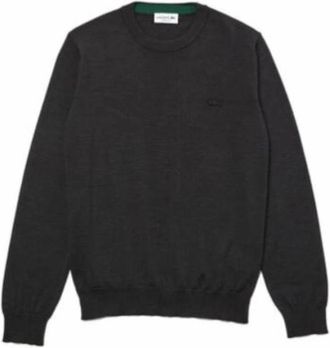 Lacoste Grijze Trui Maglia - Heren - Ronde hals truien - Grijs - 4XL - Katoen - Truien & Vesten