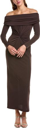 Carla Ruiz Off-The-Shoulder Midi Dress