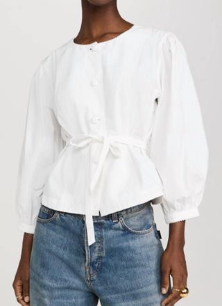 Ciao Lucia Marie Top In White