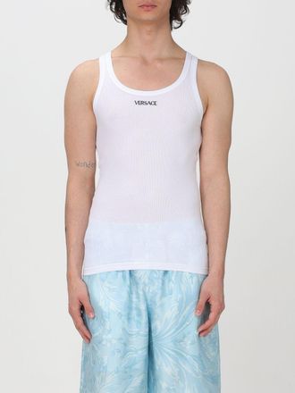 Versace Canotta in cotone Versace con logo