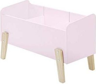 Les Tendances Caja Para Juguetes Kiddy Madera Rosa Envejecido Vipack