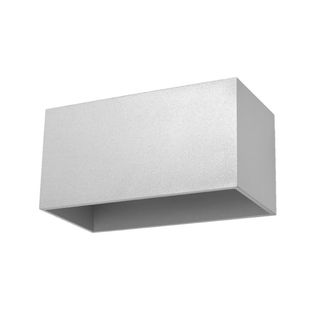 Sollux Lighting L&aacute;mpara de pared gris aluminio alt. 10 cm