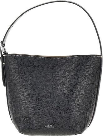 Toteme Grained leather small Belted tote bag Woman One Size