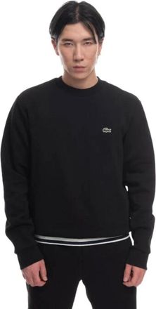 Lacoste Heren, Sweatshirts & Hoodies, Zwart, Maat: XS Katoen
