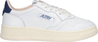 Autry Low-Top Sneakers with Perforated Detailing and Navy Accents