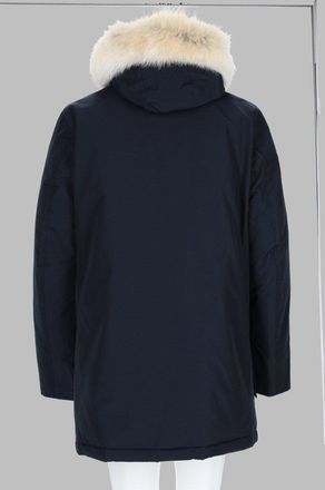 Woolrich Arctic Detachable Coat - Navy