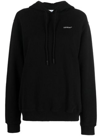Off-white Felpa con stampa - Nero