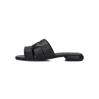 Tango Schoenen, Dames, Zwart, 38 EU, Leer, Zwarte Leren Slippers Tyrsa 1