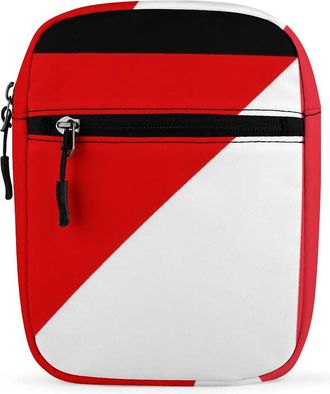 Generic France And Germany Flag Trendy Crossbody Bag for Men Women Small Satchel Men Sling Adjustable Shoulder Strap Messenger