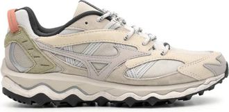 Mizuno Low Top Wave Mujin Sneakers - Heren - Sneakers - Beige - 40 EU - Su&egrave;de - Schoenen