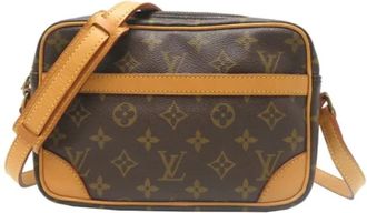 Louis Vuitton Pre-owned Cross Body Bags, female, Brown, Size: ONE SIZE Pre-owned Canvas louis-vuitton-bags