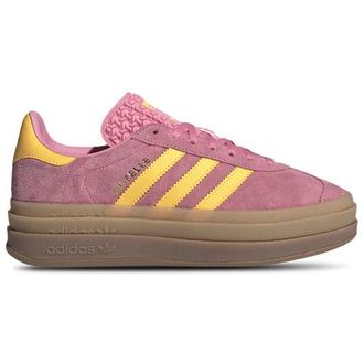 adidas Womens Originals Gazelle Bold - Shoes Bliss Pink/Spark/Bliss Pink Size 10.5