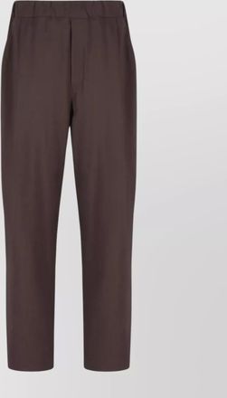 Laneus mens trousers elastic waistband