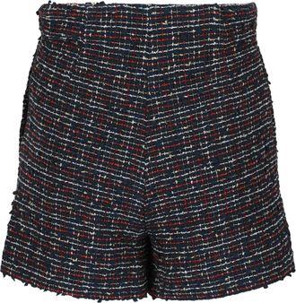 Valentino High-Rise Tweed Shorts