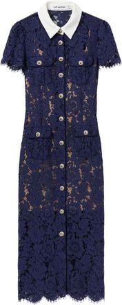 Self Portrait Self Portrait Embroidered Lace Dress