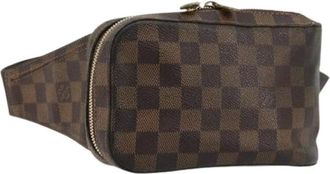 Louis Vuitton Pre-owned Belt Bags, female, Brown, Size: ONE SIZE Pre-owned Damier Ebene Shoulder Bag