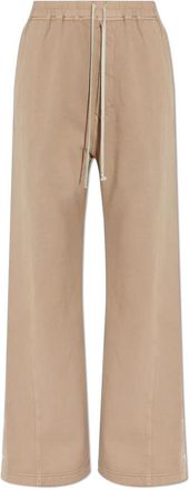 Rick Owens Wide-leg joggingbroek - Dames - Sweatpants - Beige - XS - Katoen - Broeken