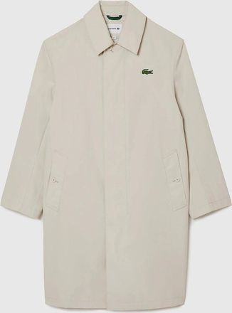 Lacoste Mens Lightweight Showerproof Trench Coat - Grey - Size: 38/36/Regular