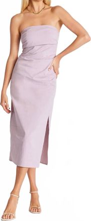 Bishop + Young Womens Naomi Strapless Dress In Violet
