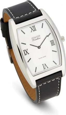 Jowissa Quartz Horloge - Heren - Horloges - Grijs - ONE Size - Leer - Accessoires