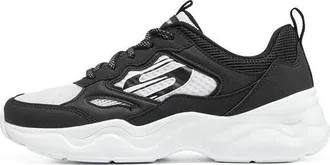 Skechers (WMNS) Skechers Dlites Airy 3.0 White Black 896073-BKW