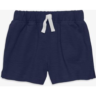 primary Baby Play Short In Solid in Navy at Nordstrom, Size 18-24M