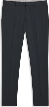 BOSS Melange slim-fit trousers in a wool blend