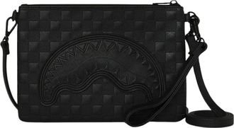 Sprayground Pochette Crossover con Texture a Rilievo - - Bags - unisex - Nero - ONE SIZE