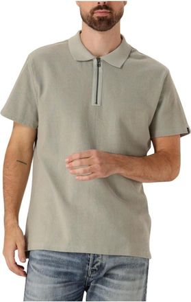 Butcher of Blue Truien & Vesten, Heren, Groen, M, Adrien Loose Zip Polo Groen