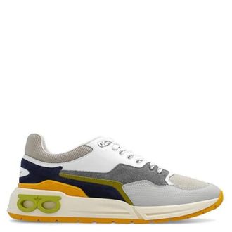 Ferragamo Cosma Gancini Low-Top Sneakers, Size 10