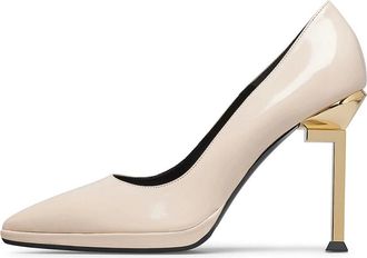 Loriblu D&eacute;collet&eacute; - Dames - Pumps - Beige - 40 EU - Leer - Schoenen