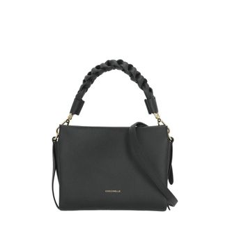 Coccinelle Boheme Grana Double - Dames - Handtassen - Zwart - ONE Size - Leer - Tassen