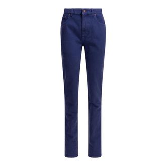 Chlo&eacute; Slim Jeans - Dames - Jeans - Blauw - Maat: W27 Katoen