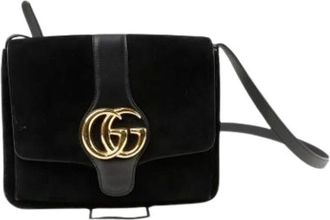 Gucci Pre-owned Cross Body Bags, female, Black, Size: ONE SIZE Pre-owned Ally Medium Shoulder Crossbody Bag