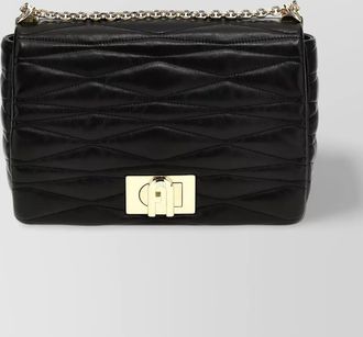 Furla quilted chain strap crossbody bag