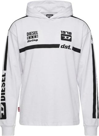 Diesel Hombre, Sudaderas, Blanco, Talla: 3XL