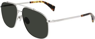 Lanvin Gray Metal Mens Sunglasses