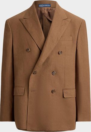 Polo Ralph Lauren Men & apos;s Tailored Fit Linen Suit Jacket
