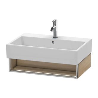 Duravit Mueble De Pared Duravit Vero Air 68,4 X 43,1 Cm, 1 Compartimento Abierto, Para Vero Air 235070, Color (frente/cuerpo): Roble Mediterr&aacute;neo Chapa De Mad