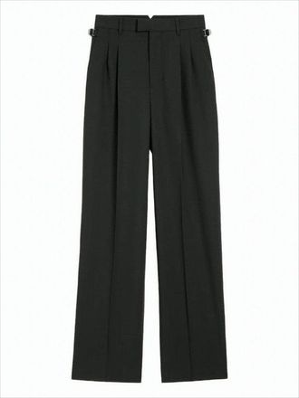 Ami High-Waist Tailored Suit Pants With Wide-Leg Silhouette